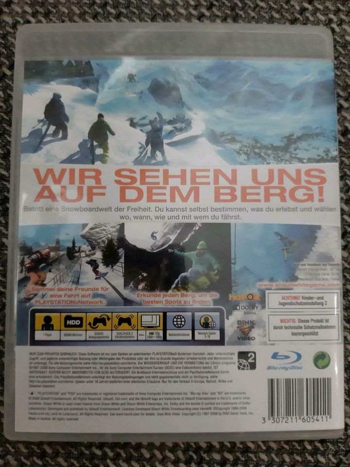 PS3 Spiele, FIFA, Topspin, ShaunWhite Snowboarding, NBA 2K10 in Steinwiesen