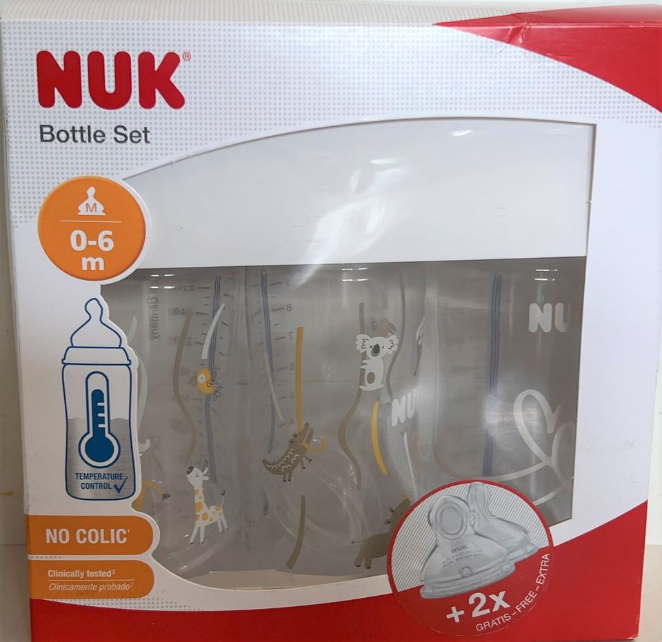 NUK First Choice+ Perfect Start Babyflaschen Set | Erstausstattun in Delbrück