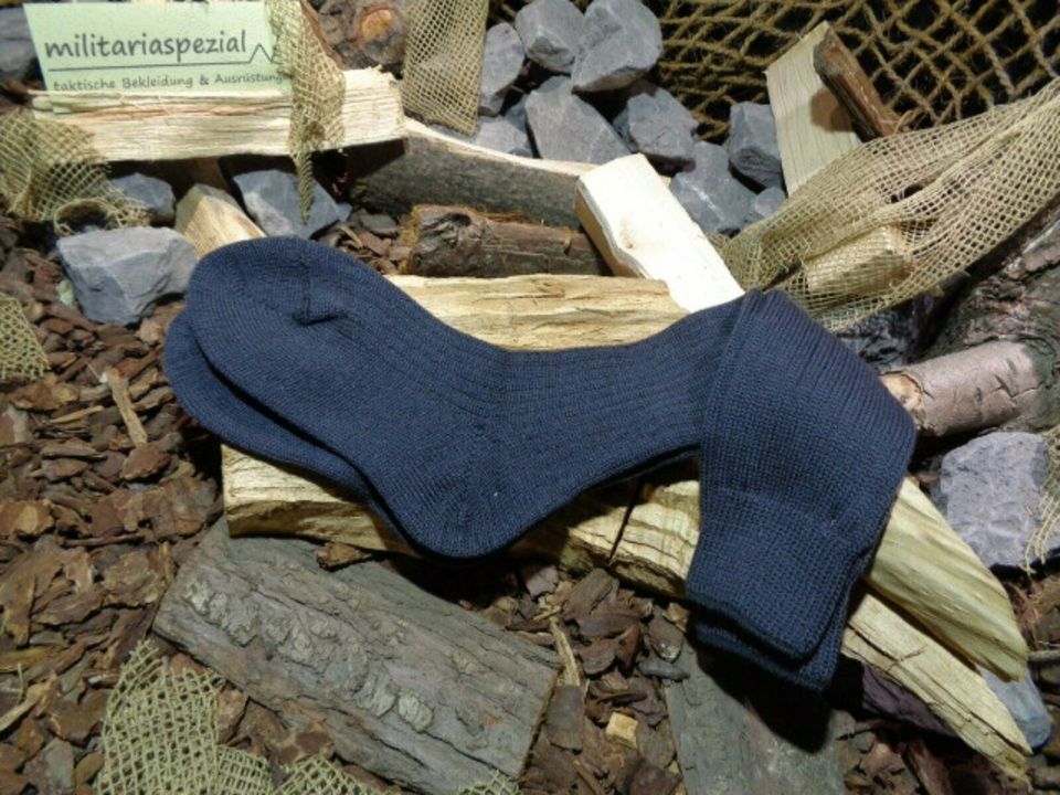 2 x Org.BUND THW Zivilschutz Stiefelsocken steingrau Gr.38/39 NEU in Herzogenrath