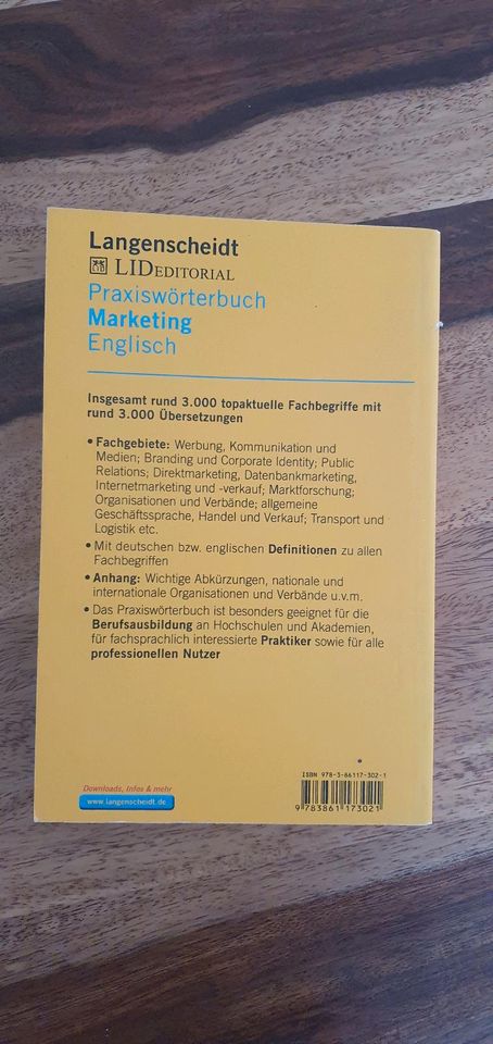 Langenscheidt Praxiswörterbuch Marketing Englisch in Hamburg