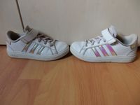 Adidas weiß bunte Streifen 33 10€ Thüringen - Erfurt Vorschau