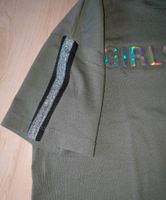 wie neu 146 152 Shirt khaki grün schwarz kurz Top 3D Glitzer H&M Schleswig-Holstein - Norderstedt Vorschau