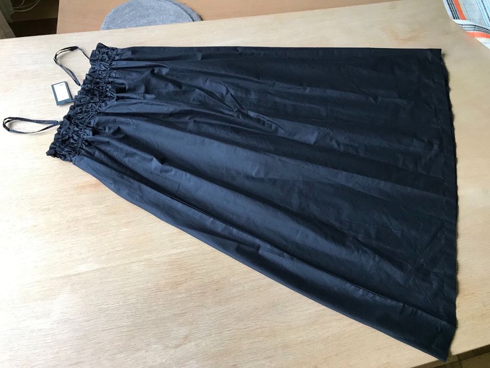 157 Schweden Sommerkleid BaumwollTrägerkleid schwarz neu Gr.M 38 in Bielefeld