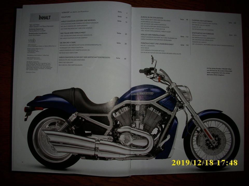 Harley Davidson Motorrad Geschichte Buch 368 Seiten Bildband in Boizenburg/Elbe