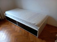 Bett mit Bettkasten und Hülsta Matratze 90 x 200 cm bitte Angebot München - Sendling Vorschau