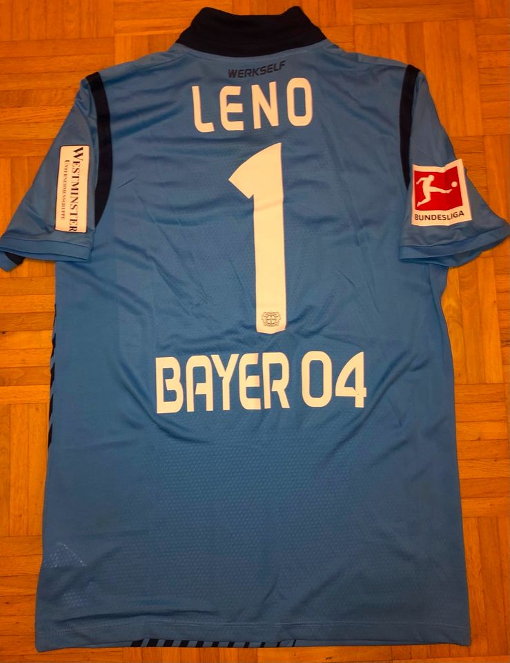 Matchworn Spielertrikot Bayer Leverkusen 1 Leno 2017/2018 in Hünxe