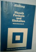 Buch Pyhsik Formeln Einheiten Sammlung Höfling 3761403143 Baden-Württemberg - Gerlingen Vorschau