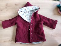 Walkjacke rot gefüttert handmade 74 Bayern - Veitsbronn Vorschau