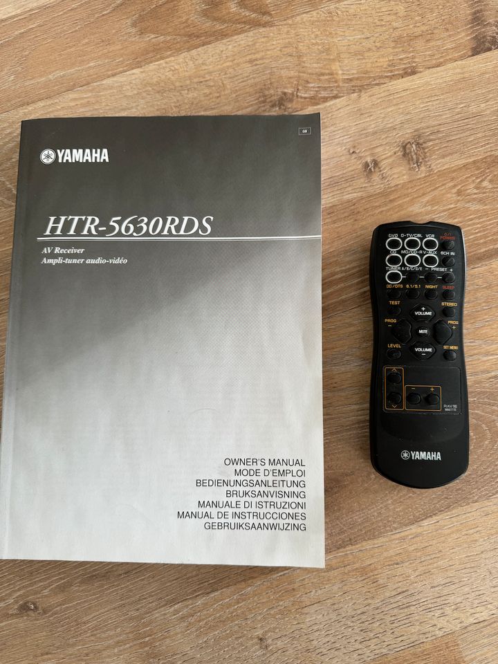 Surround-Receiver Yamaha HTR-5630RDS, TOP Zustand in Ilsfeld
