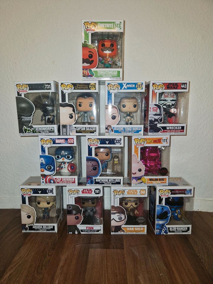 Funko Pop Figuren OVP 513 731 274 317 443 532 337 111 338 191 248 in Berlin