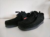 Clarks Wallabee Supreme Woven All Black Gr. 43 Original Niedersachsen - Neu Wulmstorf Vorschau