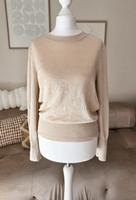 Leichter Pulli Sweater beige silber glitzer glitter Glamour gold Hessen - Langen (Hessen) Vorschau