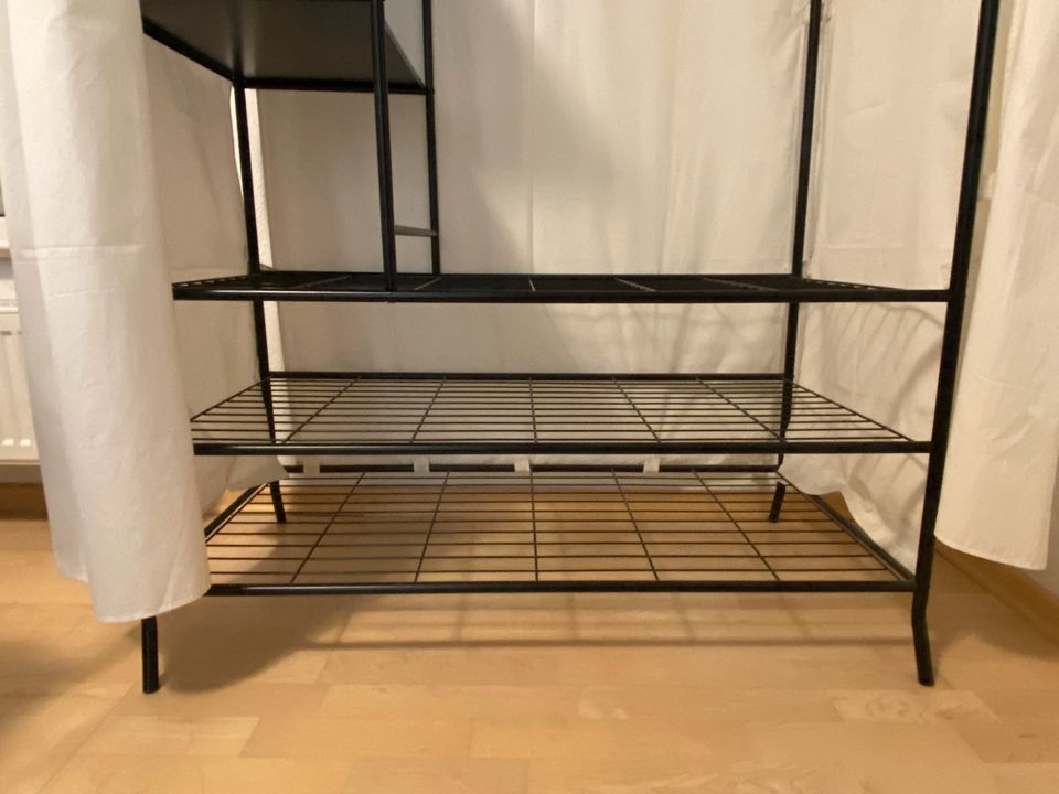 Kleiderschrank Garderobe Eisen Metall Schwarz Vintage in Nürnberg (Mittelfr)