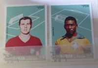 Briefmarken Konvolut Fußball u.a Beckenbauer Seeler Pelé WM Rheinland-Pfalz - Mainz Vorschau