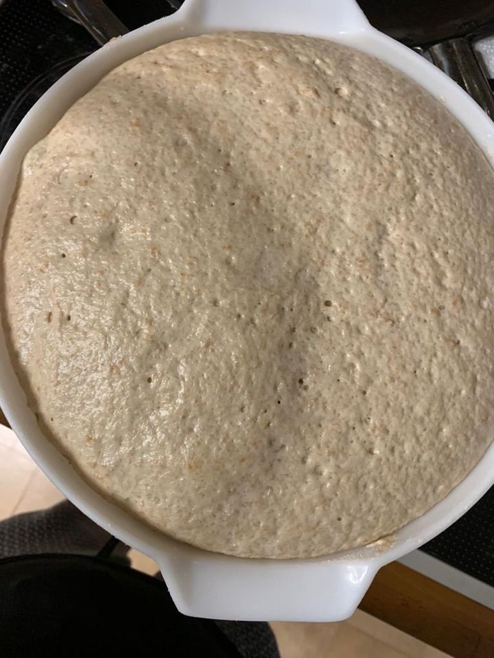 Sauerteig Starter Anstellgut Roggensauerteig Brot backen in Grassau