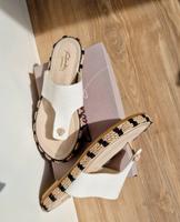 Clarks Zehentrenner - Sandalen - Flip Flops Leder Treacle Gold Pankow - Prenzlauer Berg Vorschau