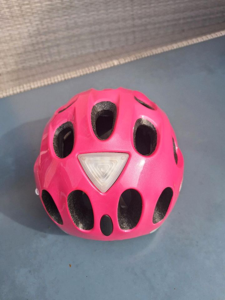 Abus Mädchen Fahrradhelm Größe 52-57 pink in Altlandsberg