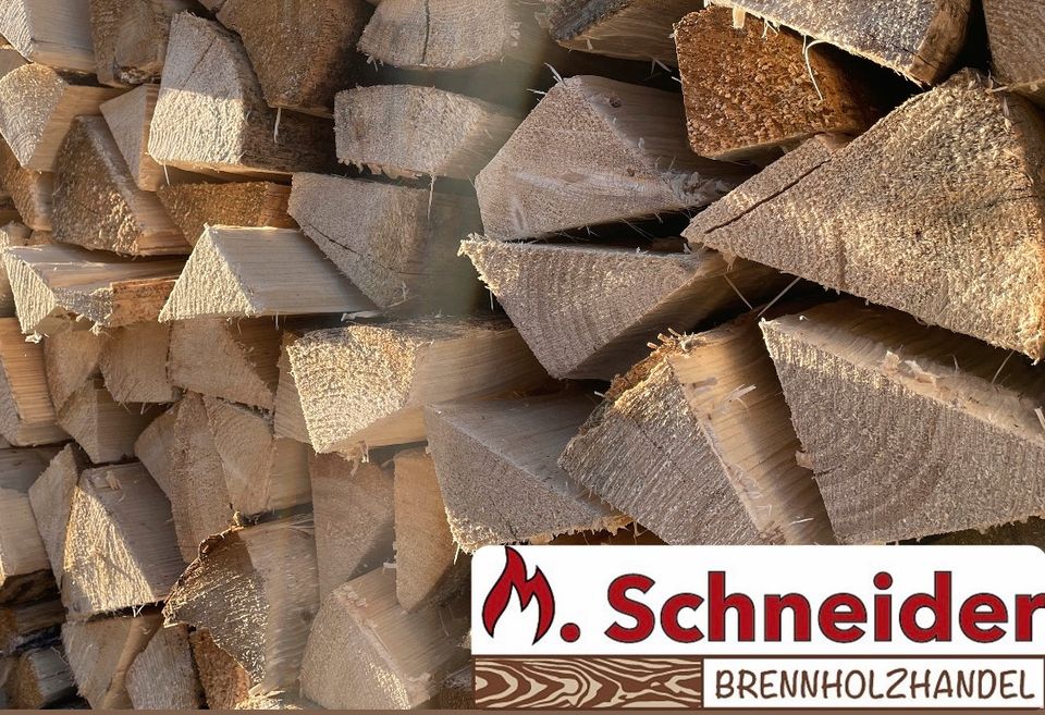 Fichte Holz 5 SRM Brennholz Inkl. Lieferung Kaminholz Ofenfertig in Scheuerfeld