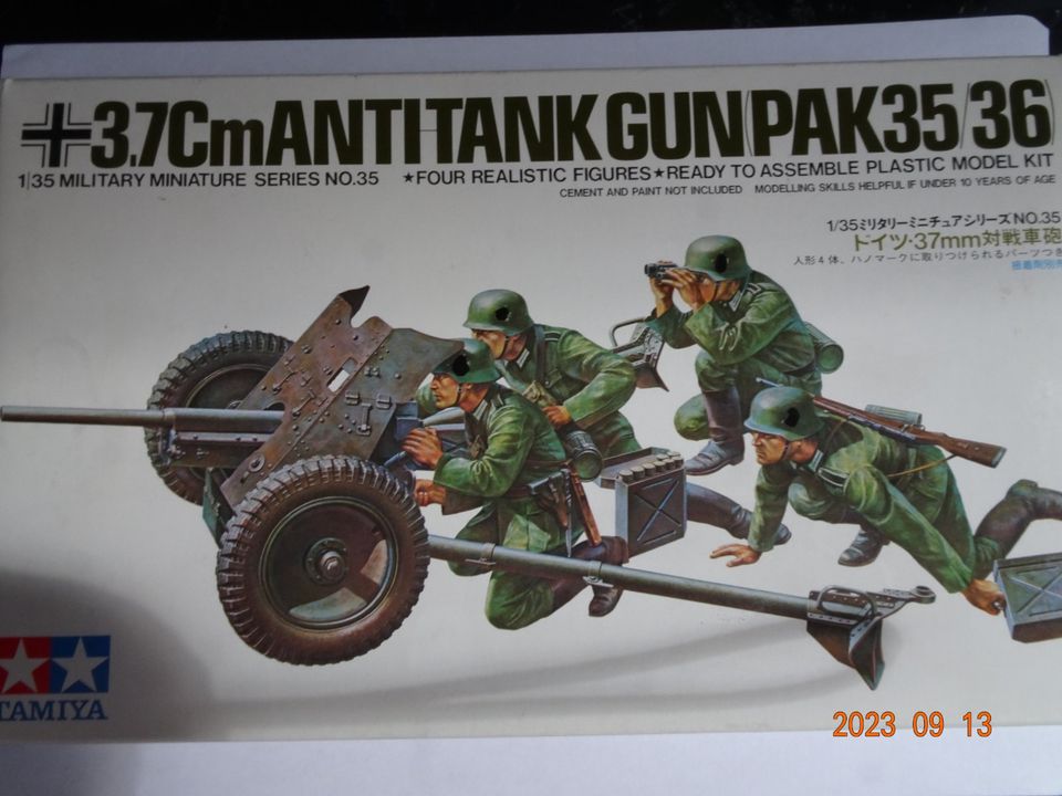 TAMIYA / 3.7 cm ANTITANK GUN PAK / 1:32 / NEU IN OVP in Niederwerth