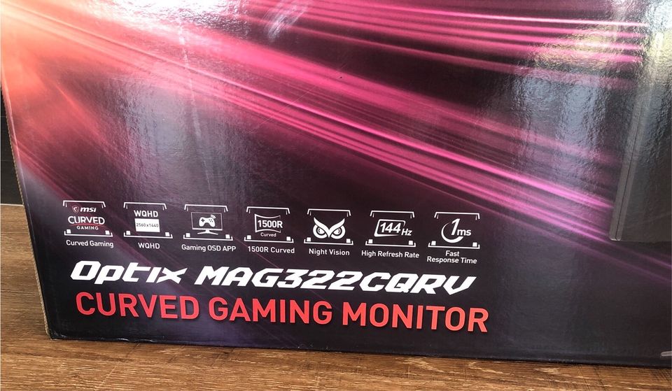 Optix Mag322cqrv Curved Gaming Monitor 31,5“ in Lachen