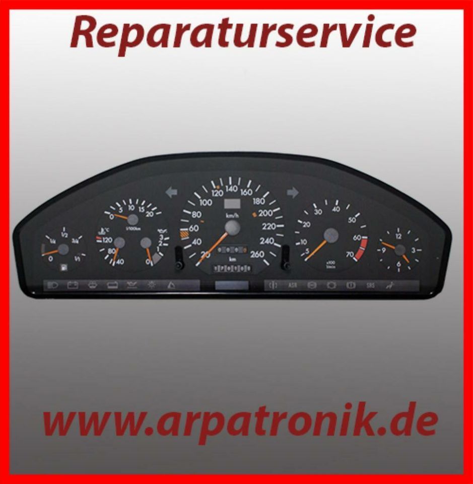 Mercedes S W140 SL R129 Tacho Kombiinstrument Reparatur in Seelze