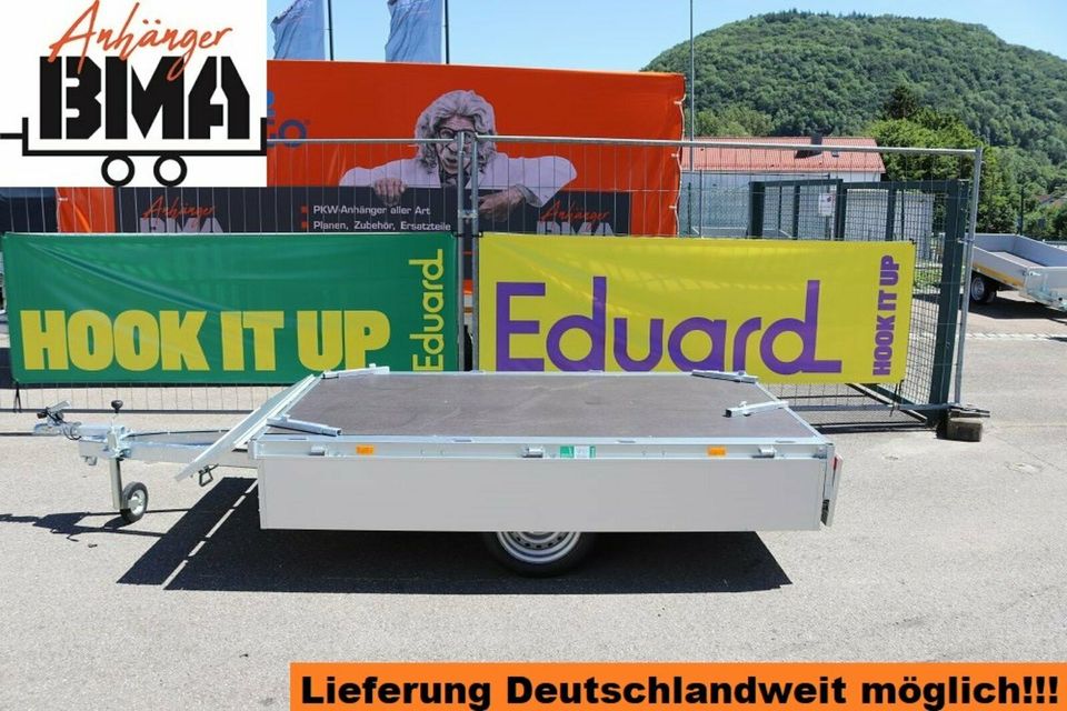 EDUARD Anhänger Hochlader 200x145x30 750kg ALUBORDWÄNDE NEU in Tannheim