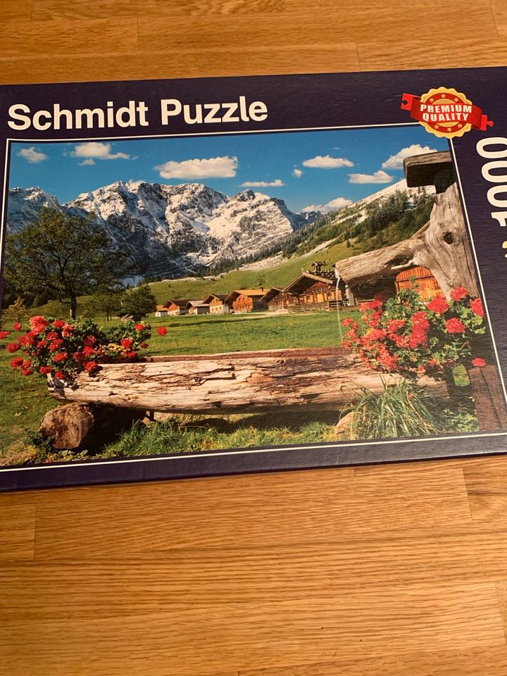 Zwei Puzzle 1000 Teile von Schmidt sehr guter Zustand in Rösrath