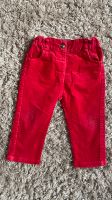 Baby Club Mädchen Cordhose Hose Gr.86 rot Thüringen - Gotha Vorschau