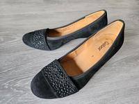 Gabor Pumps Gr. 7 40 wie neu Echtleder Wild schwarze Damenschuhe Rheinland-Pfalz - Ochtendung Vorschau