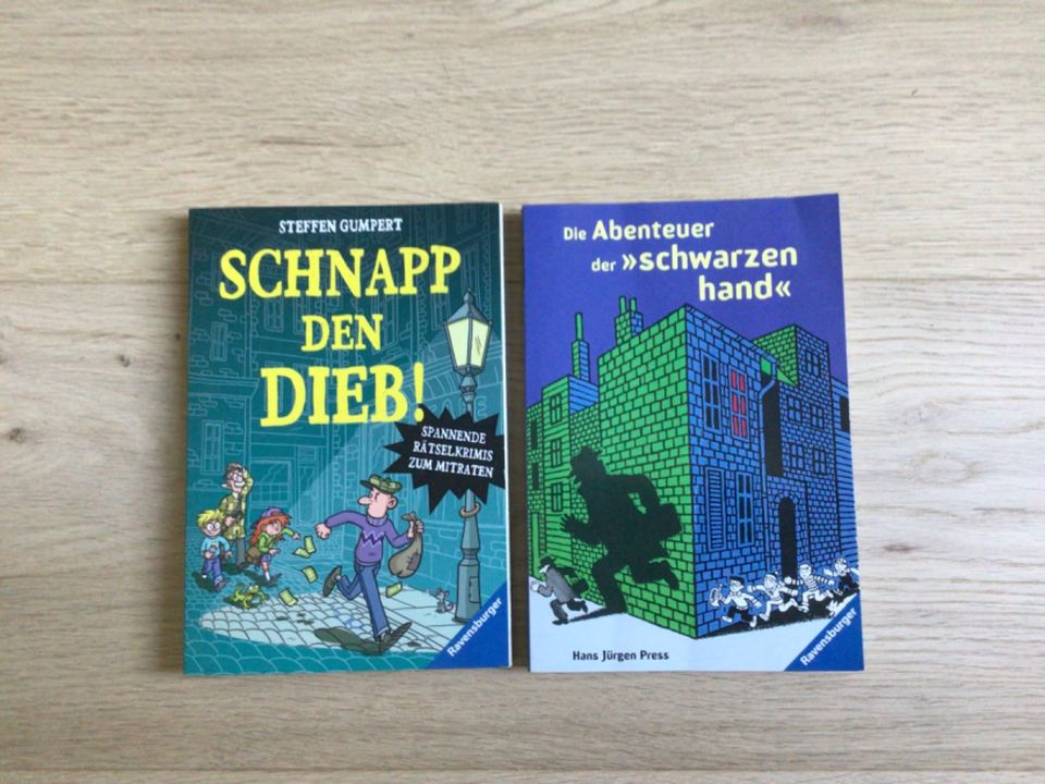 2 Bände Rätsel Krimis zum mitraten Kinder ab 10 in Schwandorf