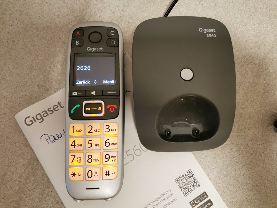 Gigaset E560 Premium Telefon DECT Grosstasten OVP TOP in Siegen