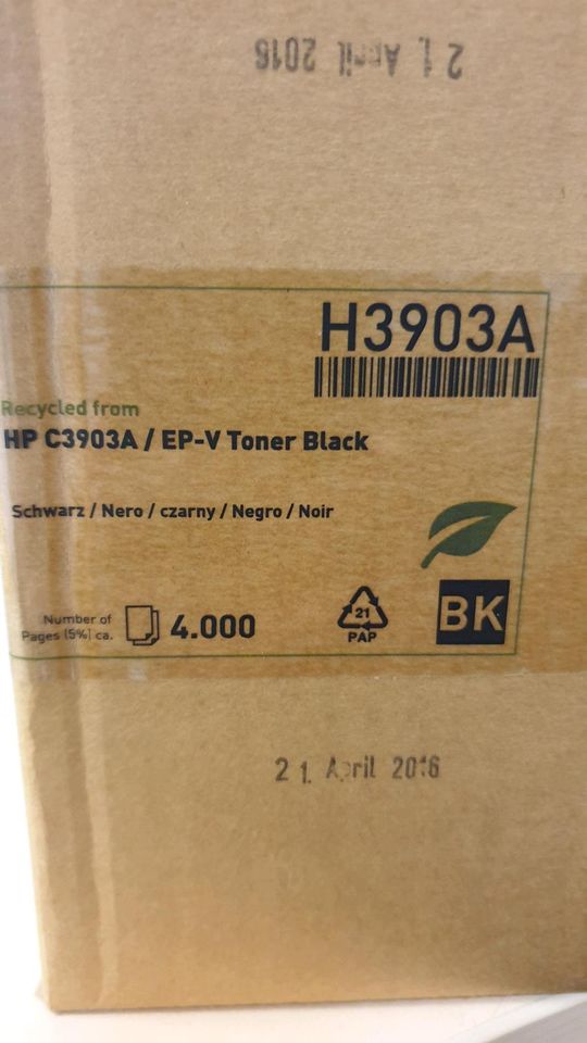 Hewlett Packard H03A Toner Black Neu in Neu Wulmstorf