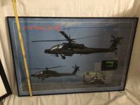 Poster „Apache AH-64“ im Bilderrahmen 95 cm  x  71 cm Nordrhein-Westfalen - Grevenbroich Vorschau