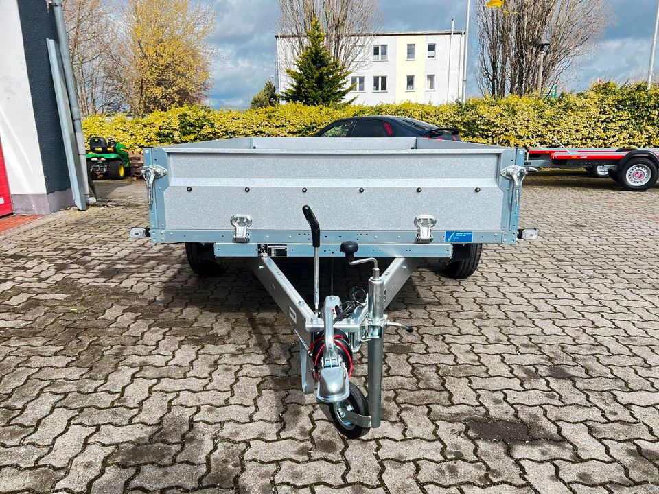 STEMA Tieflader 1,3t 250x 150 cm Pkw-Anhänger 100 Kmh zul. in Lutherstadt Wittenberg