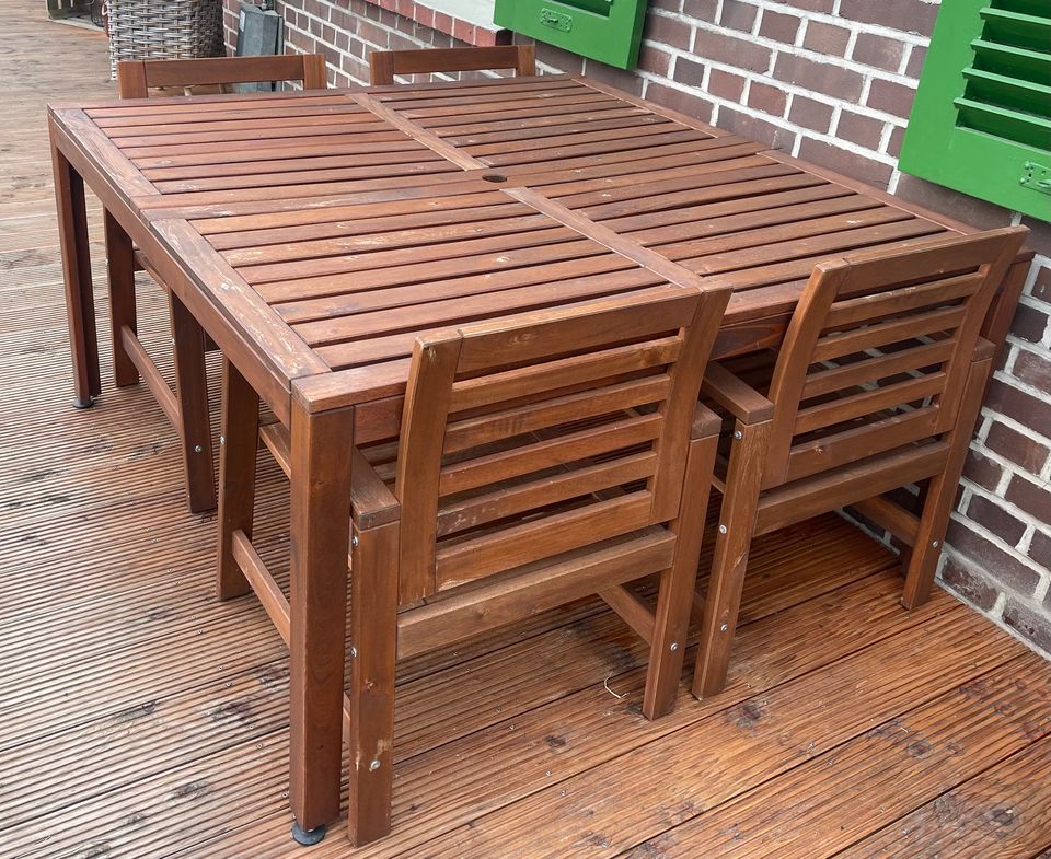 Ikea Äpplarö Tisch mit Stühlen in Mülheim (Ruhr)