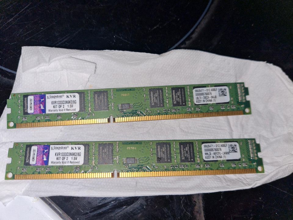 Kingston 2x4 GB DDR 3 RAM in Wesel