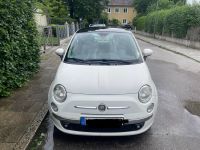 Fiat 500 in beige mit Panoramadach München - Bogenhausen Vorschau