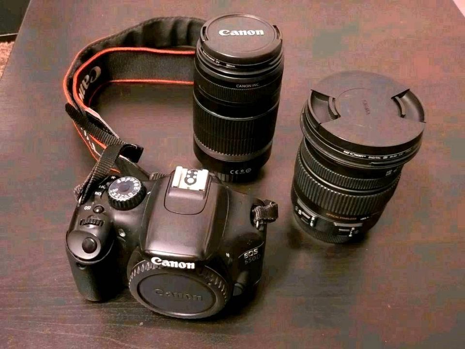 Canon EOS 550D SLR-Digitalkamera, mit Originalverpackung in Gilching