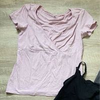 3 x H&M MAMA Umstands-T-Shirt/ Top, Gr. L, rosa, schwarz, grau Nordfriesland - Bredstedt Vorschau