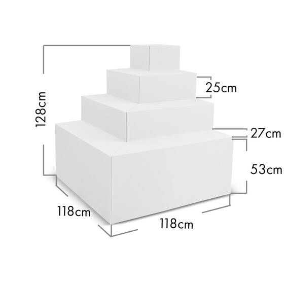 Styropor Pool 700x350x150 EPS30 mit Ecktreppe Smart in Alzenau