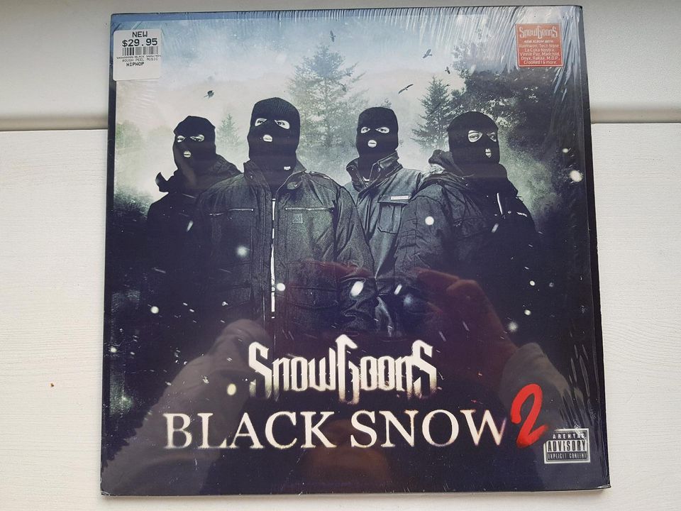 2 LP Vinyl Snowgoons-Black Snow 2 Hip Hop Rap Germany 2013 in Hannover