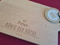 "Geschenk für Peter" Schneidebrett Echtholz, König der Küche, NEU Dresden - Schönborn Vorschau