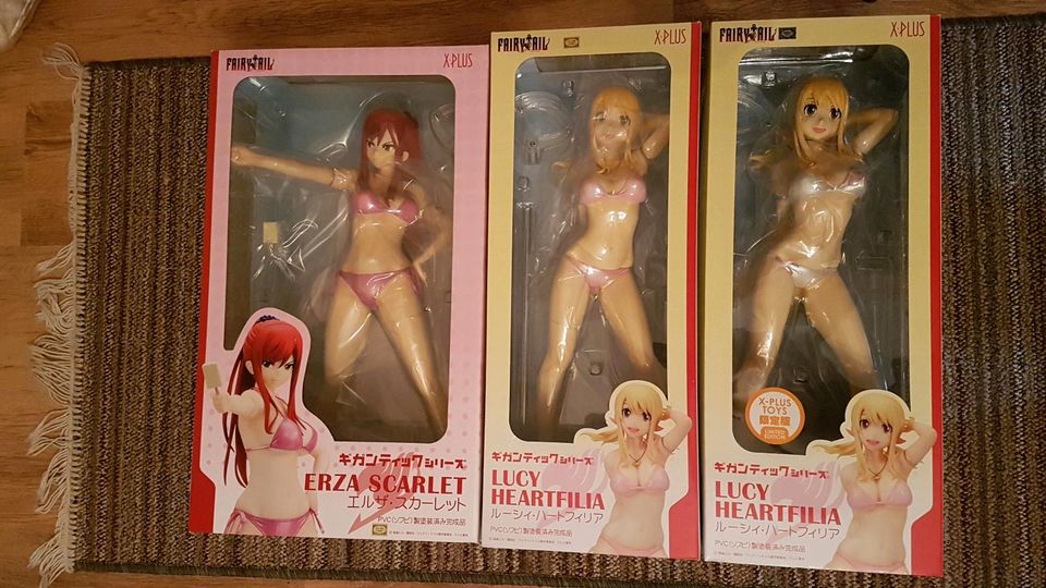 Anime Manga Figur Fairy Tail Lucy Erza Wendy Juvia Mirajane neu in Seesen