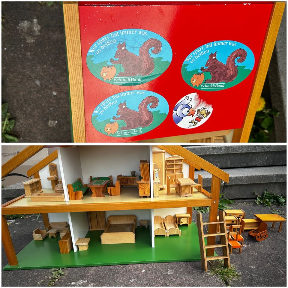 Puppenhaus aus Holz in Langenzenn