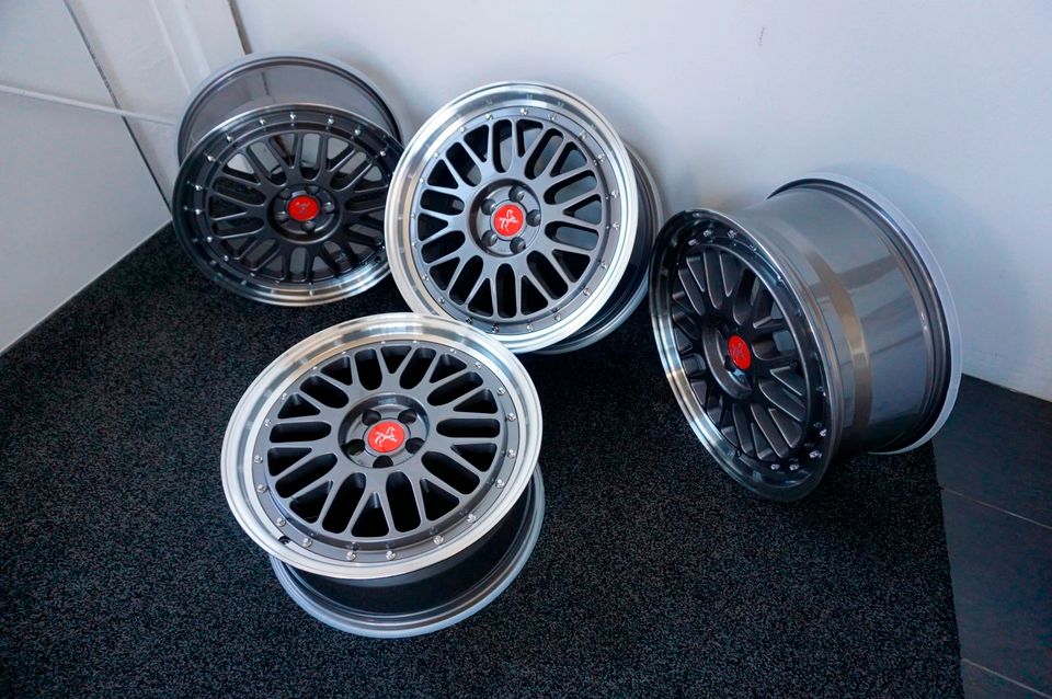 4x18Zoll Keskin KT22 8x18 et30 5x112 Titan Grey Lip Polish (TGLP) in Braunschweig