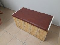 Sitzbank Sitztruhe Holz und Leder 76x38x38. Herzogtum Lauenburg - Geesthacht Vorschau