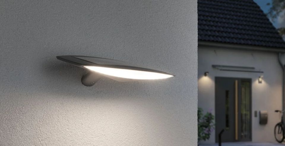 Solar LED Außenwandleuchte Kiran Bewegungsmelder IP44 3000K 280lm in Dresden