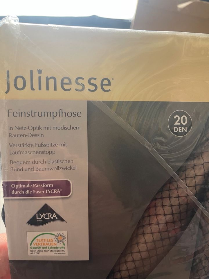 Gr.44/46 JOLINESSE 5 Paar Ajour-Strumpfhosen Strumpfhose FABIANI in Mannheim