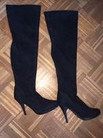 Stiefel schwarz Buffalo Wildlederimitat elastisch Größe 40 Nordrhein-Westfalen - Witten Vorschau