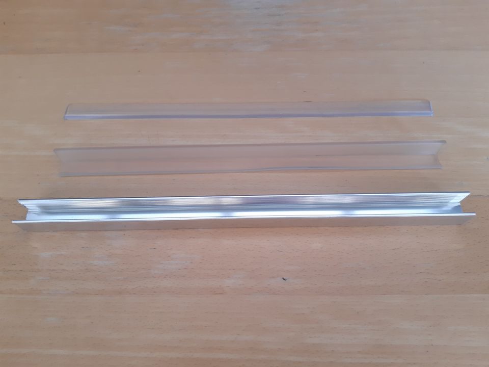 Aluminium U-Profil 240 cm für 8 mm Glas Duschkabinen chrom NEU in Helmstedt